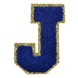 Bildspel - Tygmärke Bokstav Blå