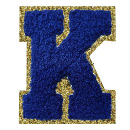 Bildspel - Tygmärke Bokstav Blå