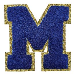 Bildspel - Tygmärke Bokstav Blå