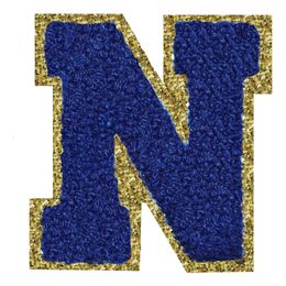 Bildspel - Tygmärke Bokstav Blå