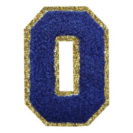 Bildspel - Tygmärke Bokstav Blå