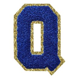 Bildspel - Tygmärke Bokstav Blå