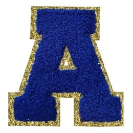 Bildspel - Tygmärke Bokstav Blå