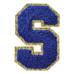 Bildspel - Tygmärke Bokstav Blå