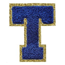 Bildspel - Tygmärke Bokstav Blå