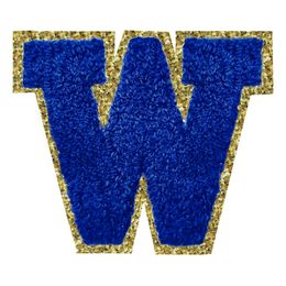 Bildspel - Tygmärke Bokstav Blå