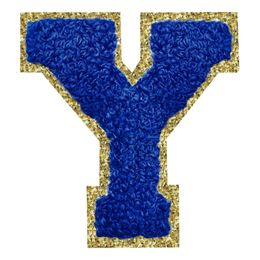 Bildspel - Tygmärke Bokstav Blå