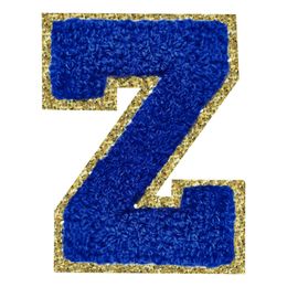 Bildspel - Tygmärke Bokstav Blå