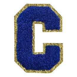 Bildspel - Tygmärke Bokstav Blå