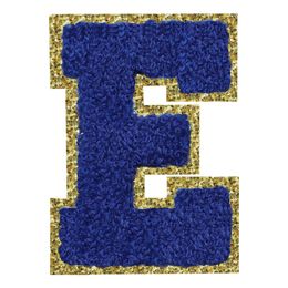 Bildspel - Tygmärke Bokstav Blå