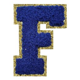 Bildspel - Tygmärke Bokstav Blå