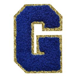 Bildspel - Tygmärke Bokstav Blå