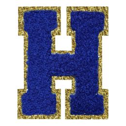 Bildspel - Tygmärke Bokstav Blå