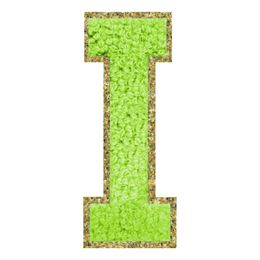 Lysbildefremvisning - Stofmærke Bogstav Grøn