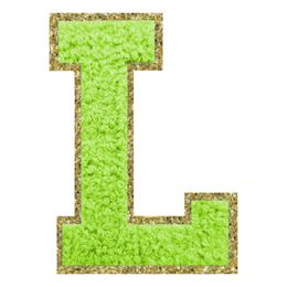 Lysbildefremvisning - Stofmærke Bogstav Grøn