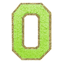 Lysbildefremvisning - Stofmærke Bogstav Grøn