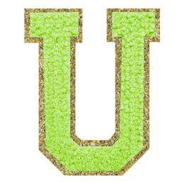 Lysbildefremvisning - Stofmærke Bogstav Grøn