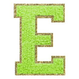 Lysbildefremvisning - Stofmærke Bogstav Grøn