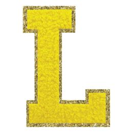 Bildspel - Tygmärke Bokstav Gul