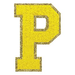 Bildspel - Tygmärke Bokstav Gul