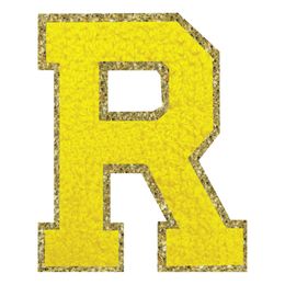 Bildspel - Tygmärke Bokstav Gul