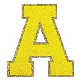 Bildspel - Tygmärke Bokstav Gul