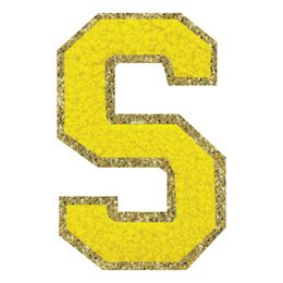 Bildspel - Tygmärke Bokstav Gul