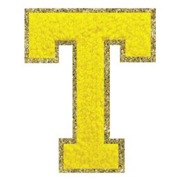 Bildspel - Tygmärke Bokstav Gul