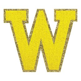 Bildspel - Tygmärke Bokstav Gul