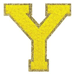 Bildspel - Tygmärke Bokstav Gul