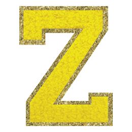 Bildspel - Tygmärke Bokstav Gul