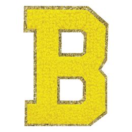 Bildspel - Tygmärke Bokstav Gul