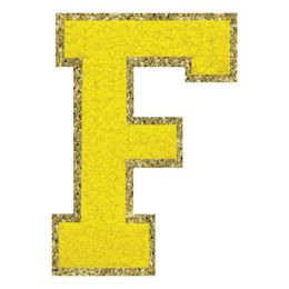 Bildspel - Tygmärke Bokstav Gul