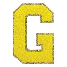 Bildspel - Tygmärke Bokstav Gul