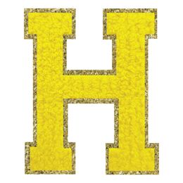 Bildspel - Tygmärke Bokstav Gul