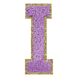 Bildspel - Tygmärke Bokstav Lila