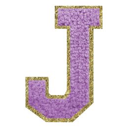 Bildspel - Tygmärke Bokstav Lila