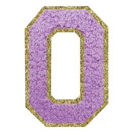 Bildspel - Tygmärke Bokstav Lila