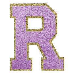 Bildspel - Tygmärke Bokstav Lila