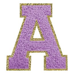 Bildspel - Tygmärke Bokstav Lila