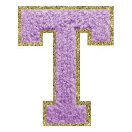 Bildspel - Tygmärke Bokstav Lila