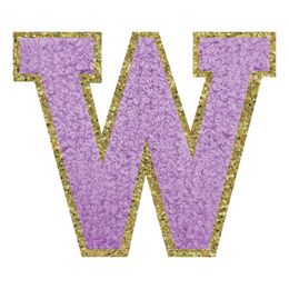 Bildspel - Tygmärke Bokstav Lila