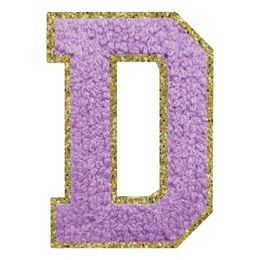Bildspel - Tygmärke Bokstav Lila