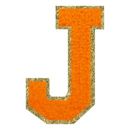 Bildspel - Tygmärke Bokstav Orange