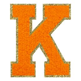 Bildspel - Tygmärke Bokstav Orange