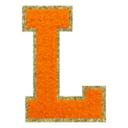 Bildspel - Tygmärke Bokstav Orange