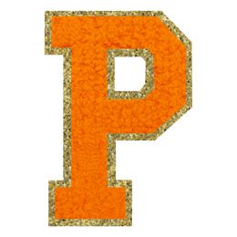 Bildspel - Tygmärke Bokstav Orange