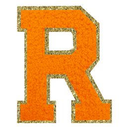 Bildspel - Tygmärke Bokstav Orange