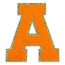 Bildspel - Tygmärke Bokstav Orange