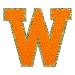 Bildspel - Tygmärke Bokstav Orange